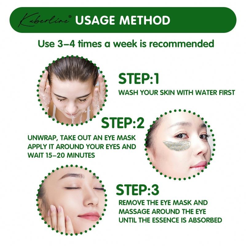 Oem Private Label New Products Hydrogel Collagen Patch Glitter Moisturizing and Anti-fatigue Leaf Eye Mask