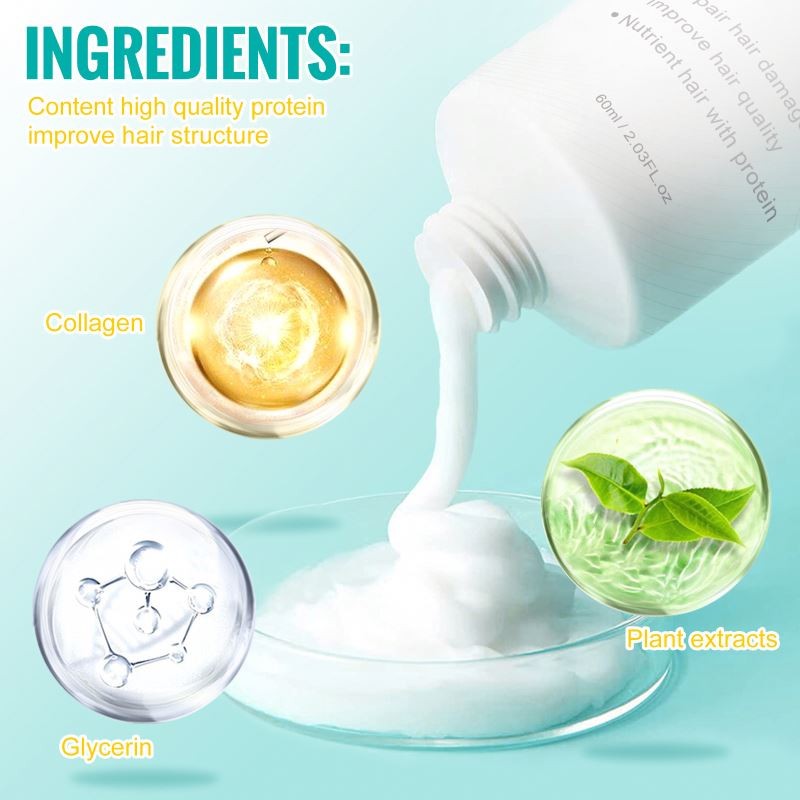 factory Professional Salon 60g Repair damage Smooth Keratina Protein Correcting Straightening Hair Cream