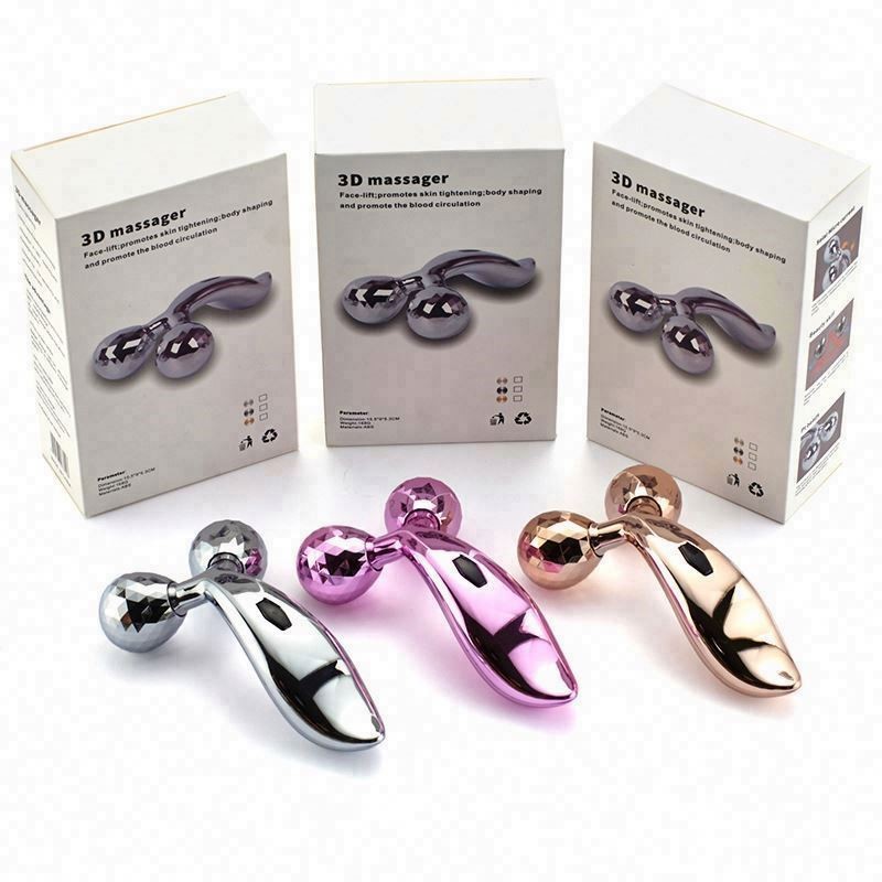 factory 3D Solar Energy Massage Skin Body Shaping Relaxation Thin Lift Tool Face Facial Roller Massager