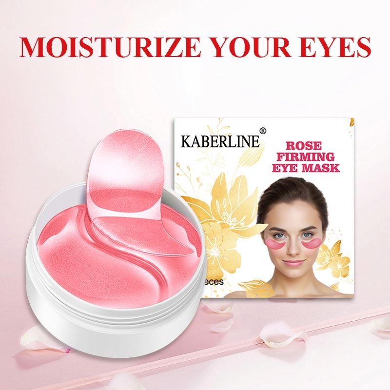 Oem Hot Sale Under Rose Crystal Collagen Mask for Puffy Eye Reducing Dark Circles