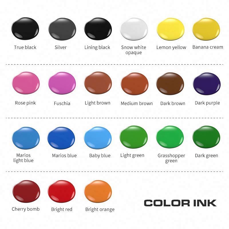 Oem Melao Professional Manufacturer Blend Rapid Permeability Colorful Custom Logo Black Purple Color Tattoo Ink