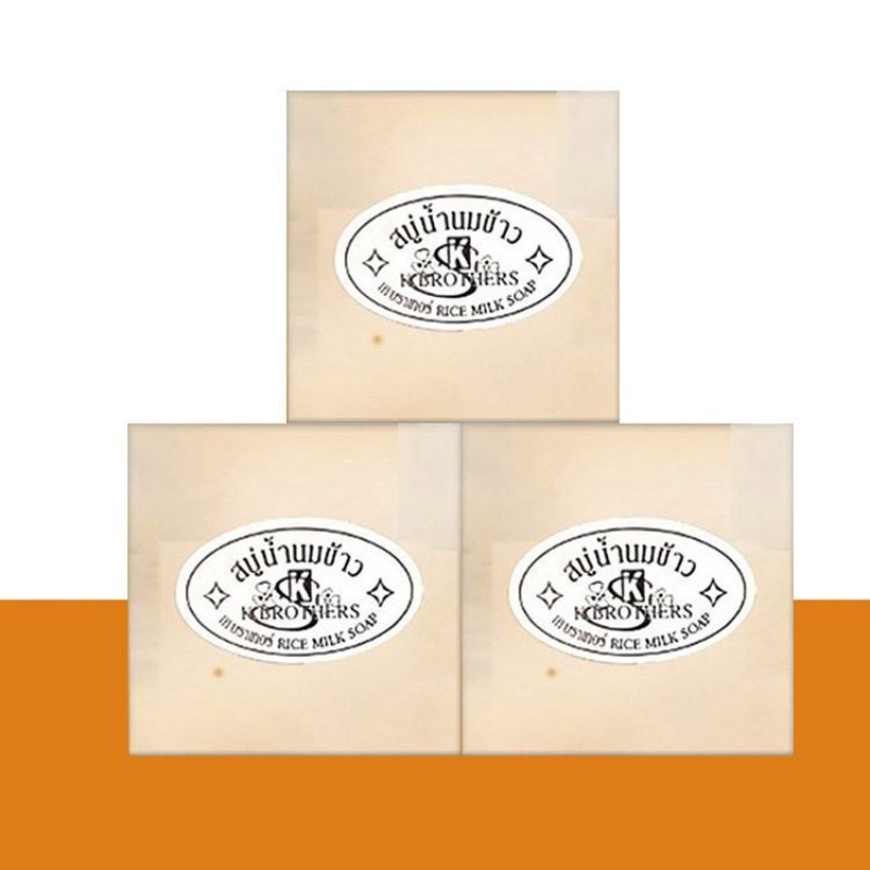 k Brother Rice White Original Wholesale Handmade Milk Soap for Whitening