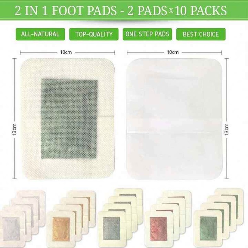factory OEM Korea purify blood bamboo vinegar slim foot detox patch