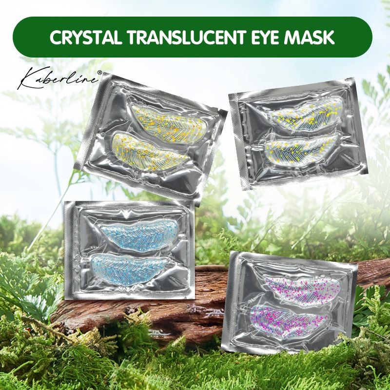 Oem Private Label New Products Hydrogel Collagen Patch Glitter Moisturizing and Anti-fatigue Leaf Eye Mask