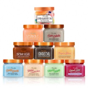 Wholesale 250g Custom Private Label Natural Extract Vegan Bath Cleansing Whitening Organic Exfoliating Body Salt Scrub