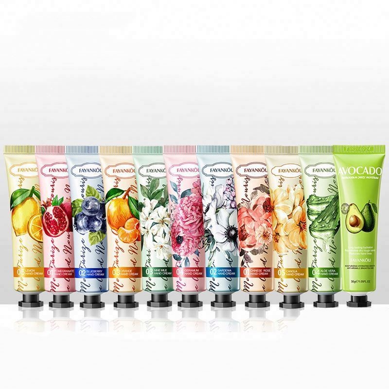 Handcream Cosmetic Moisturizing Natural Anti Aging Hand Care Cream Tube Organic Whitening Private Label Custom Lotion
