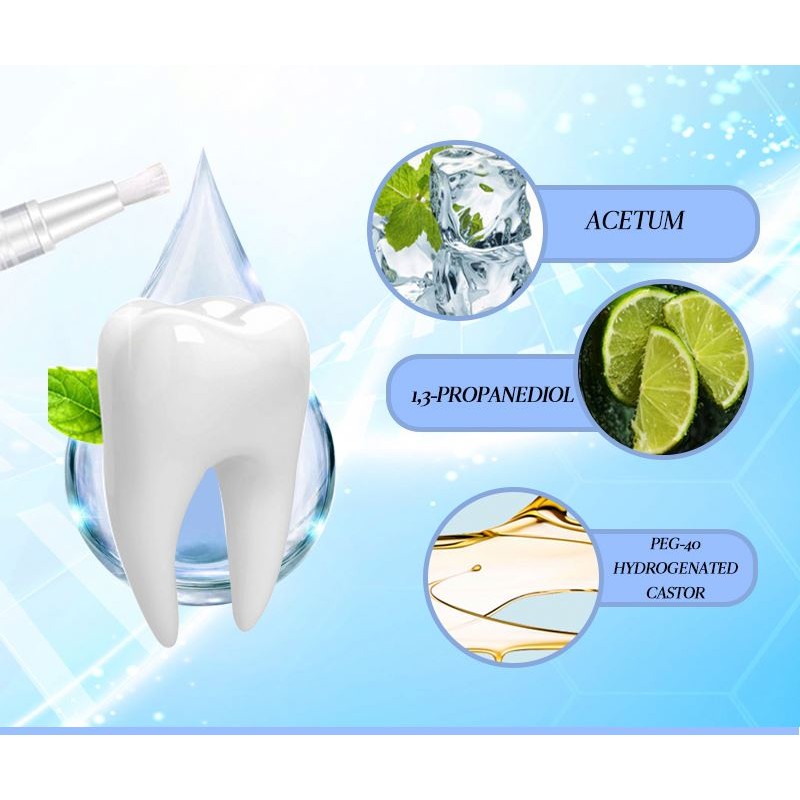 EFERO 1Pcs Cleaning Serum Remove Plaque Stains Dental Tools Whiten Teeth Oral Hygiene Tooth Whitening Pen