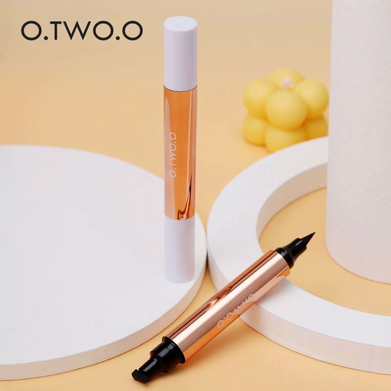 Factory Sponge Head Smooth Eyeliner Fast Dry Cat Eye Stamp Liner Pen Best Rebranding Easy Drawing