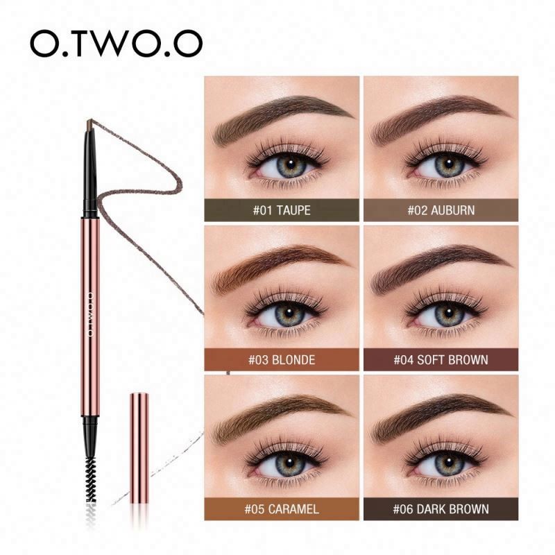 Oem O.Two.O Eyebrows Pencil Party Queen Cosmetic Art Eyebrow Brown Waterproof Dark