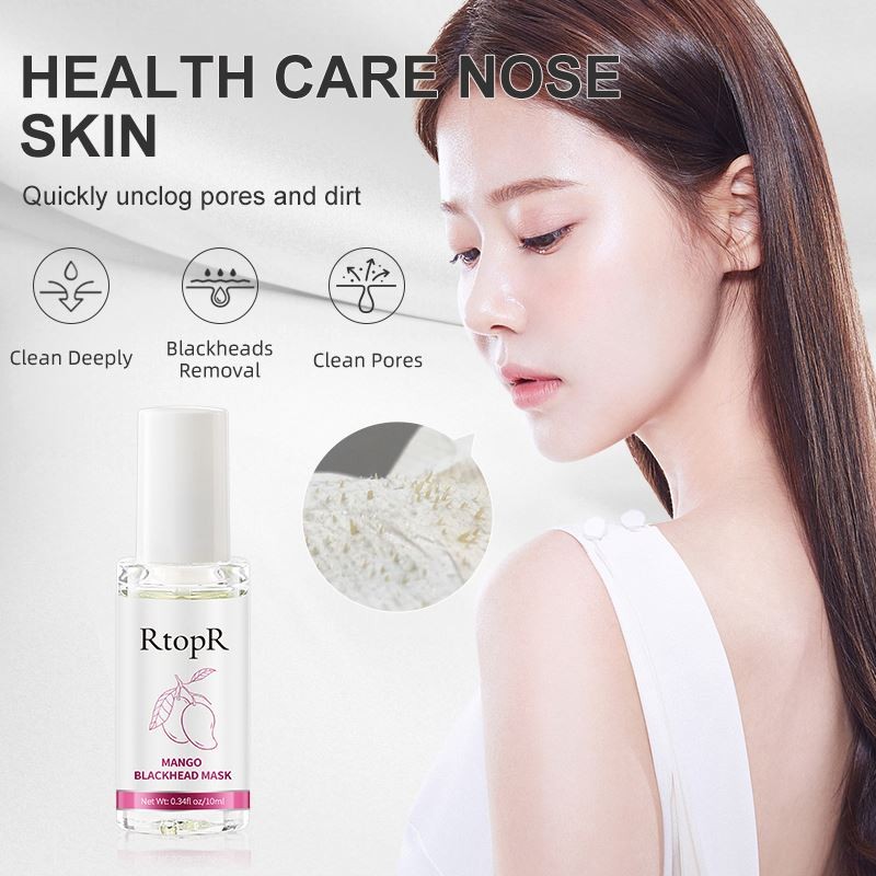 RtopR MANGO BLACKHEAD Shrinking Pore Set Derived Liquid Suction Removing Acne Deep Cleansing Nose Mask Z