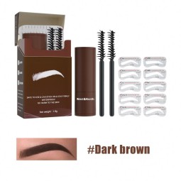 West Month Powder Waterproof Stencil Kit Pomade Eyebrow Stamp With Low MOQ