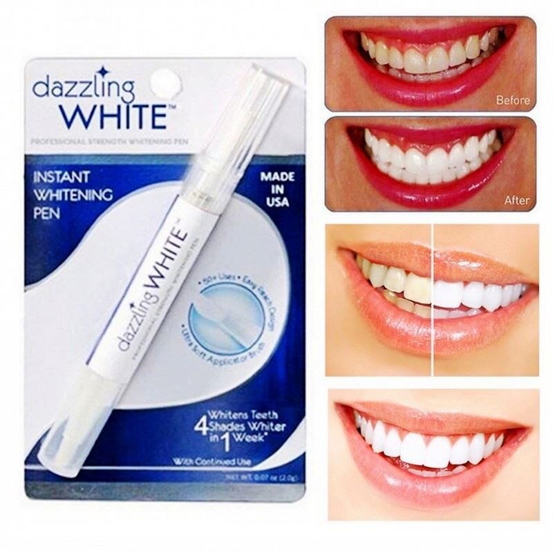 Dazzling White Whitening Pen Peroxide Tooth Bleaching Kit Dental Teeth Whitener Oral Hygiene Cleaning Toothpaste