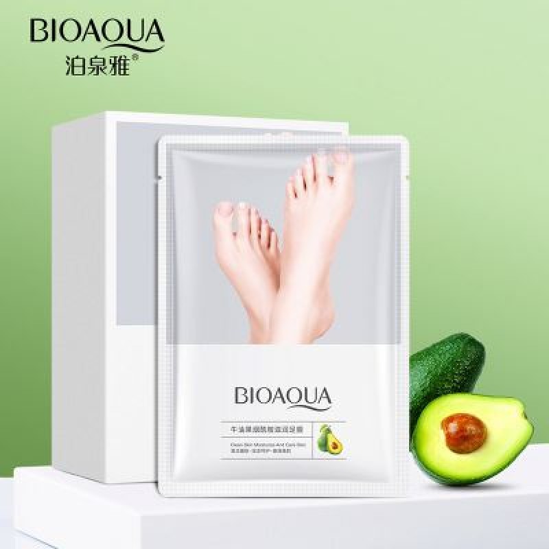 Wholesale BIOAQUA Avocado Nicotinamide Moisturizing Mask Exfoliating Improving Dryness Foot Repair Products
