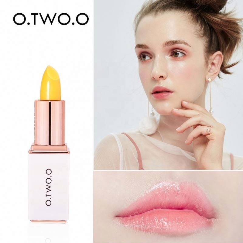 O.TWO.O Vegan Hygienic Moisturizing Lipstick Anti Aging Makeup Care Colors Ever-changing Lip Balm