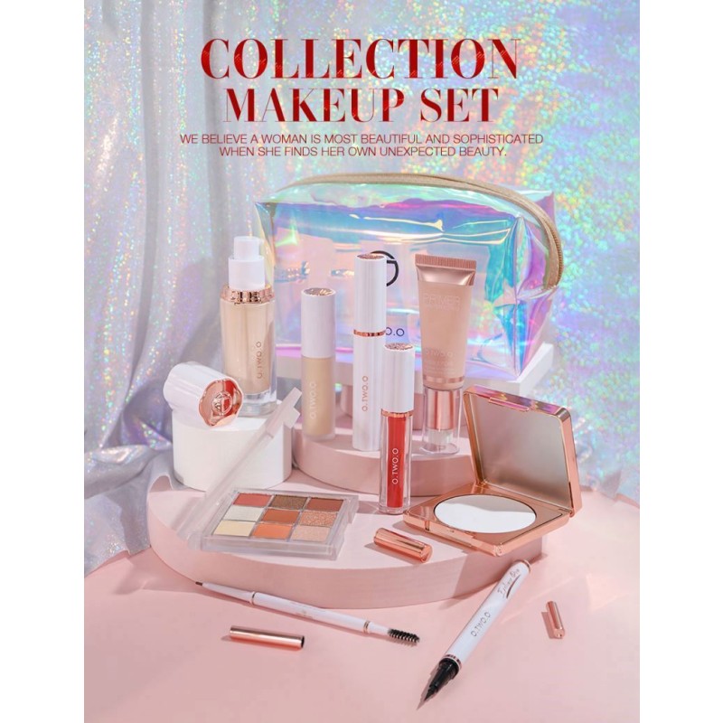 Long Wearing Waterproof Traveling Makeup Kit Gift Set Popular With Anti Water Bag O Portable Cosmetics