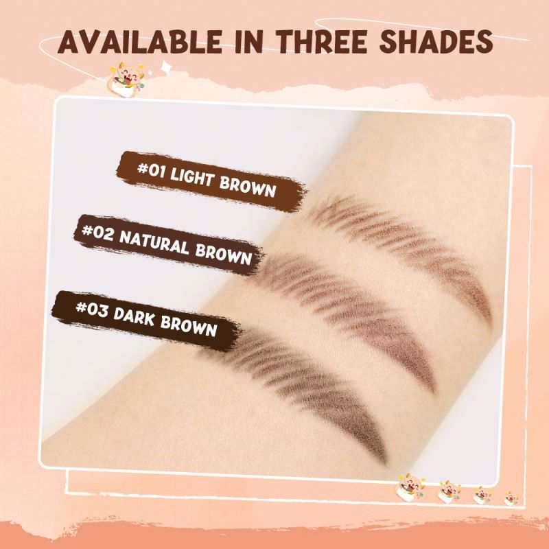 Banxeer Cosmetic Makeup Eyes Pens Slim Brow Tint Brown Discount Microblade Eyebrow Pencil Pink