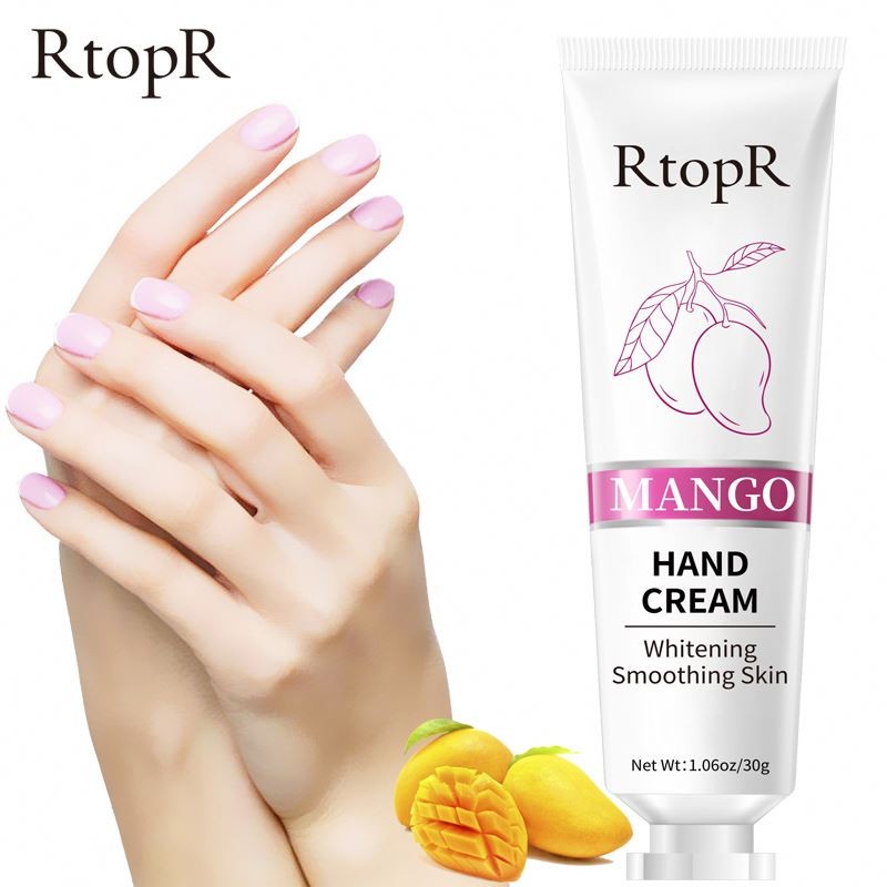 Oem RtopR Customized Private Label Mango Vitamin C Whitening Soft Moisturizing Hand Cream