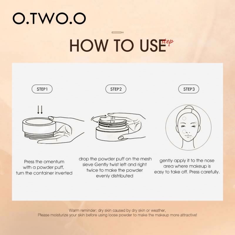 Setting Powder Oil Control Waterproof Face Makeup Loose Best Light and Long-lasting Air