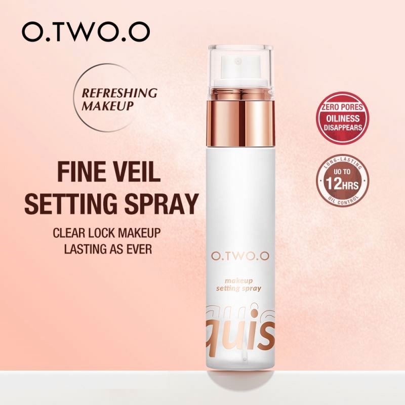 O.TWO.O Make-up Fixer 50ml Moisturizing Oil Control Lightweight Hydrating Face Waterproof Make Up Setting Spray