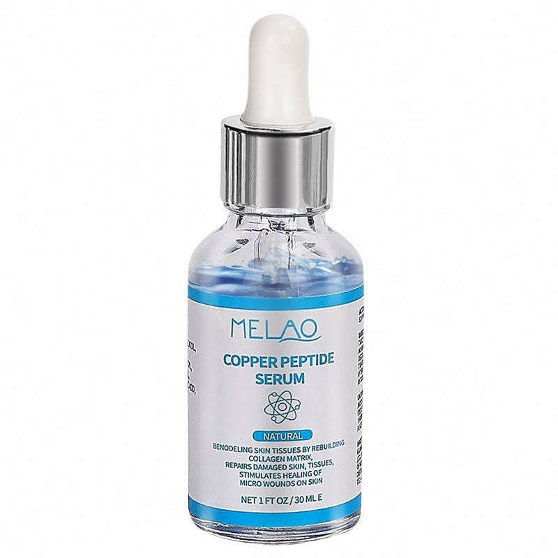 Oem Anti Aging Anti-Wrinkle for Youthful Skin-Promotes Collagen Production and Cell Rejuvenation Blue Copper Peptide Serum Anti