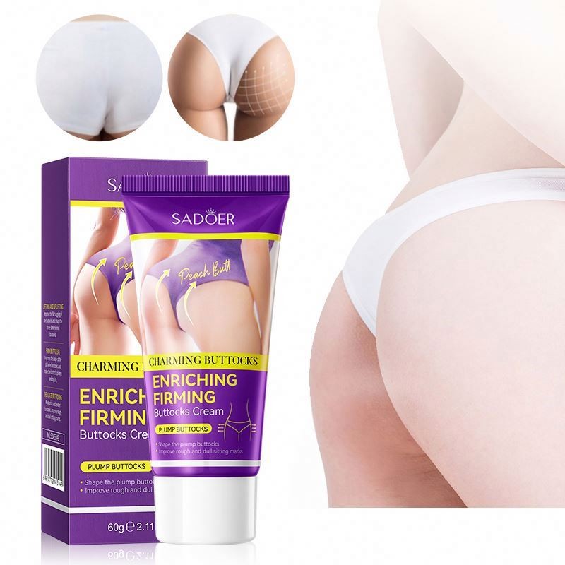 Factory OEM SADOER Private Label Wholesale Organic Hip Enlargement Lift up Massage Buttock Enhancement Cream for Women OEM SADOER