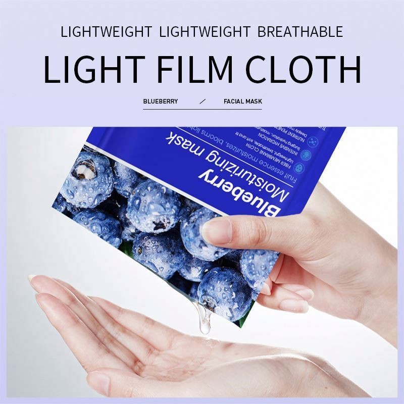 New BIOAQUA Sheet Fruit Mascarillas Facial Green Tea Aloe Orange Face Korean Moisturizing Skin Care Mask Free Sample