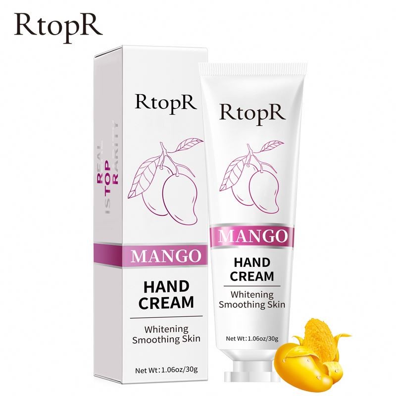 Oem RtopR Customized Private Label Mango Vitamin C Whitening Soft Moisturizing Hand Cream