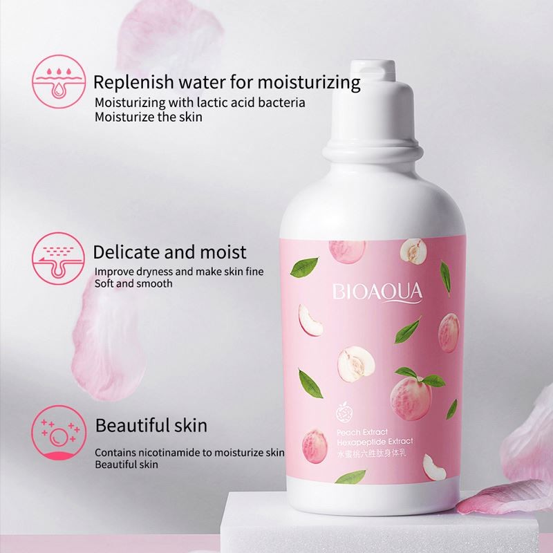 factory BIOAQUA Korean imported ingredients skin care cream plant essence moisturizing rejuvenating peach Lactobacillus body lotion