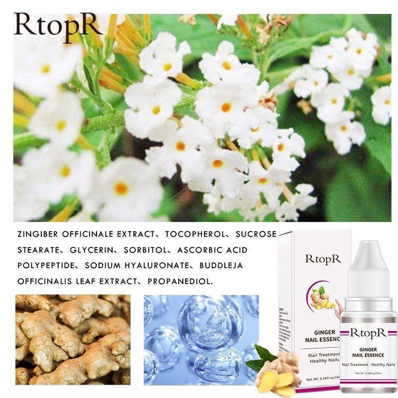 New Oem RtopR Liquid Repair Care Nutrient Solution Ginger Nail Essential Oil Anti-fungal Nourishing