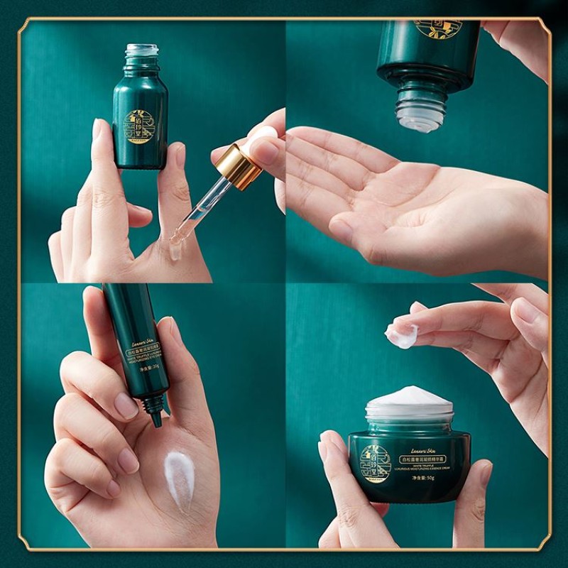 OEM Korean Wholesale Private Label Herbal Rejuvenating Whitening Anti Aging Moisturizing Skin Care Set