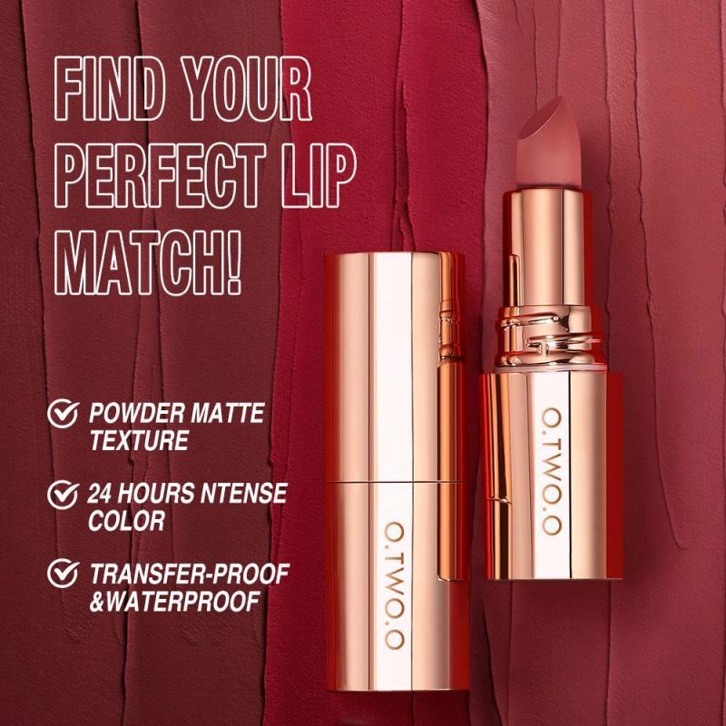 Moisturizing Lipstick Matte Waterproof Pigment Long Lasting Private Label Texture of Lip Makeup