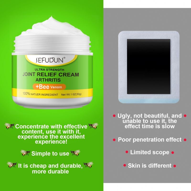 New Wholesale Natural Effective Bee Venom Bone Therapy Knee and Joint Pain Relief Cream