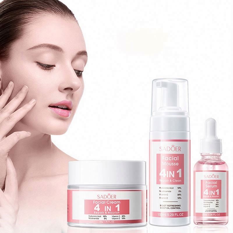 Care Set Factory 4 in 1roll on Eye Cream Hydrocotyle Lightening Face Anti Aging Natural Ingredients Beauty Skin