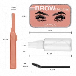 factory factory Free Sample Cheaper Waterproof Sweat Proof Eyebrow Styling Soap 4 Colors Eyelash Gel for Customized Design