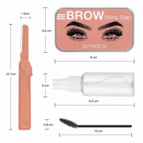 factory factory Free Sample Cheaper Waterproof Sweat Proof Eyebrow Styling Soap 4 Colors Eyelash Gel for Customized Design
