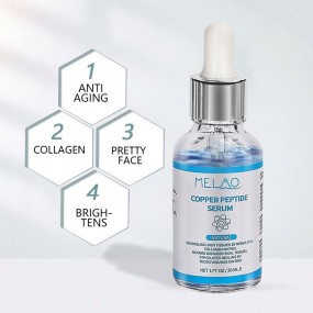 Oem Anti Aging Anti-Wrinkle for Youthful Skin-Promotes Collagen Production and Cell Rejuvenation Blue Copper Peptide Serum Anti