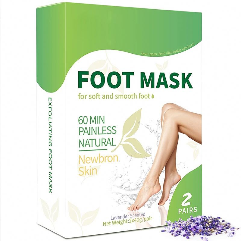Oem Japan OEM Wholesale Collagen Peeling Job Herbal Pedicure Spa Lavender Exfoliating Foot Mask Socks Butter