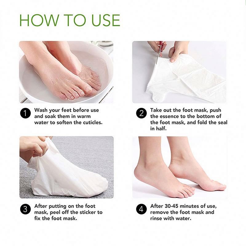 High Quality Korean wholesale exfoliating Collagen whitening foot mask