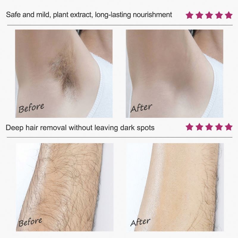 Oem Permanent Natural Painless for Smooth Away Vibe Remover Stop Growth Hair Removal Cream