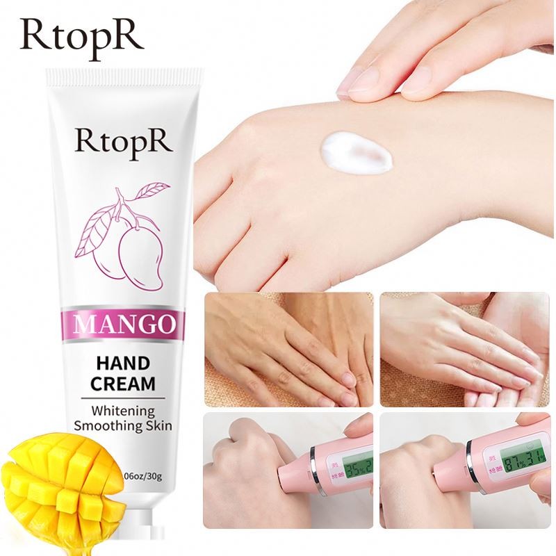 Oem RtopR Customized Private Label Mango Vitamin C Whitening Soft Moisturizing Hand Cream