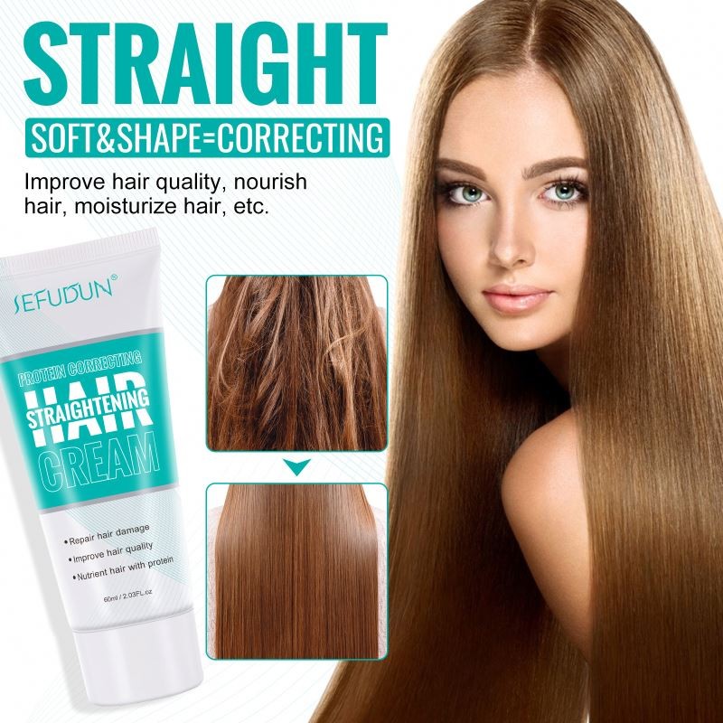 factory Professional Salon 60g Repair damage Smooth Keratina Protein Correcting Straightening Hair Cream