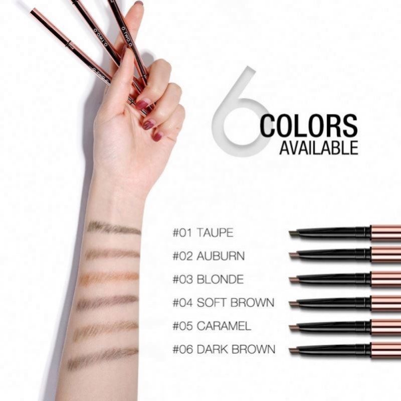 Oem O.Two.O Eyebrows Pencil Party Queen Cosmetic Art Eyebrow Brown Waterproof Dark