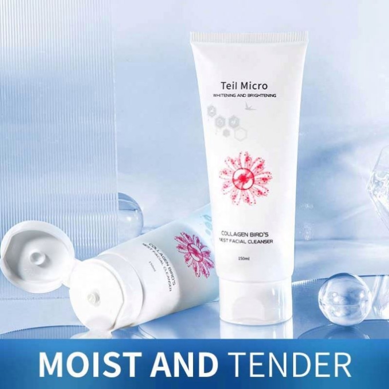 Oem Teil Micro Skin Care Moisturizing Whitening Pore Deeply Cleansning Cream Face Wash Facial Cleanser Deep Cleansing Pores