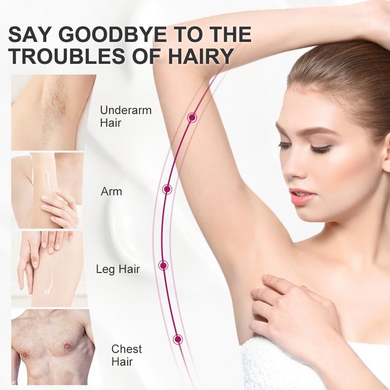 Oem Permanent Natural Painless for Smooth Away Vibe Remover Stop Growth Hair Removal Cream