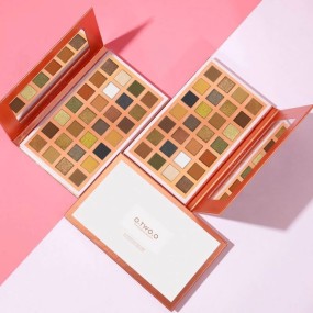 Oem Powder Pigment Sombra Hot Sell Pressed Eyeshadow Palette 18 Colors Eye Shadow Plate Pearl Gloss Matt Highlights