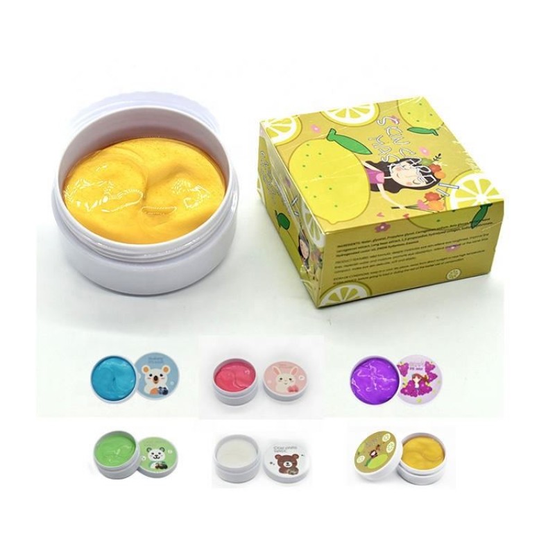 Oem Hot Sale Natural Fruit Extract Collagen Fresh Silk Nourishing Thender Moisturize Eye Patch