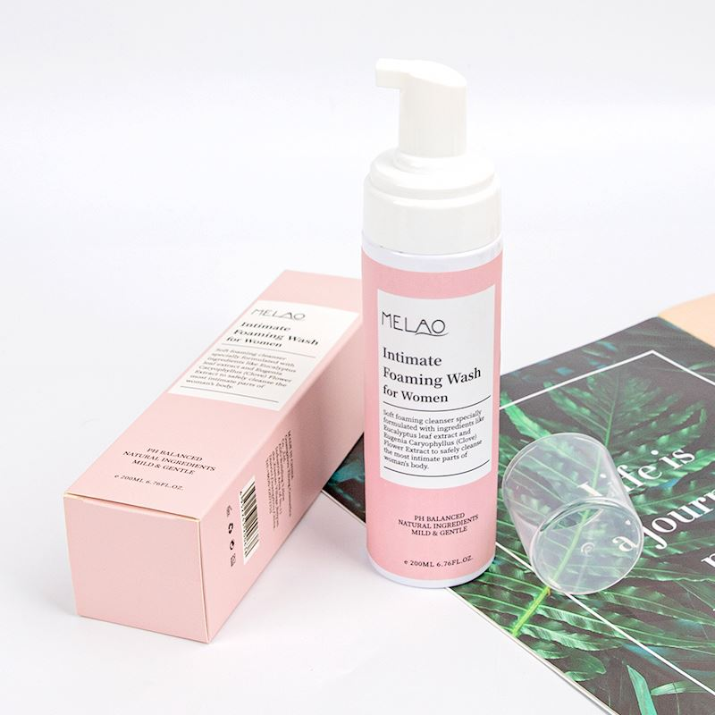 Oem Women Private Label Organic 100% Natural Personal Care Feminine Hygiene PH Balance Vaginal Foam Intimate Wash
