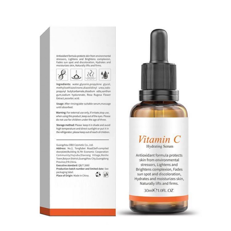 Serum Vitamin C Essence ZOZU Brand Skin Care Hyaluronic Acid Remover Freckle Spots Anti-aging Whitening