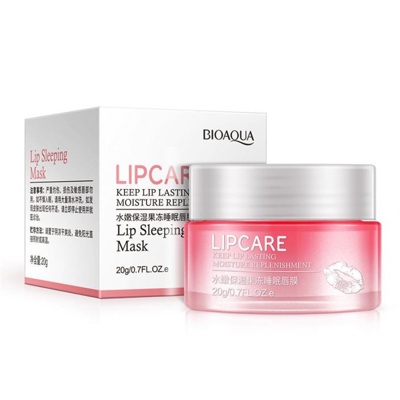 Factory Oem BIOAQUA Discount Now Private Label Moisturizing Collagen Sleeping Beauty pink Lip Mask
