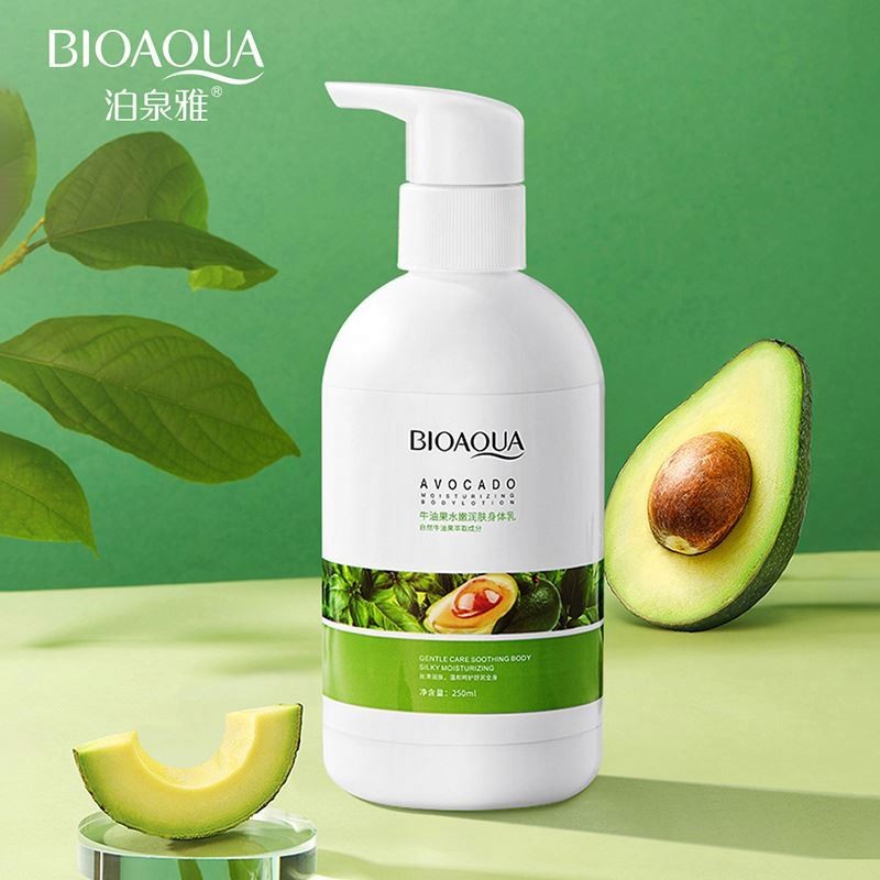 OEM Bioaqua Private Label Avocado Moisturizing Brightening Smooth Beauty Hair Hand Body Skin Care Set OEM Bioaqua Private Label